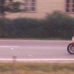 Imatran ajot vuonna 1974. Agostini ajaa kuvassa keskimmäisenä numerolla neljä.